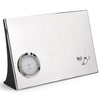 Branded Promotional FOOTBALL METAL DESK CLOCK in Silver Clock From Concept Incentives.