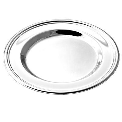 Branded Promotional METAL UNDERPLATE in Silver Plate From Concept Incentives.
