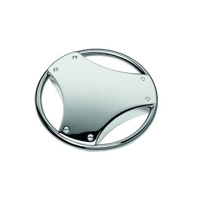 Branded Promotional DRIVE METAL CAR STEERING WHEEL KEYRING in Silver Keyring From Concept Incentives.