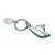 Branded Promotional TITANIC SHIP METAL KEYRING in Silver Keyring From Concept Incentives.