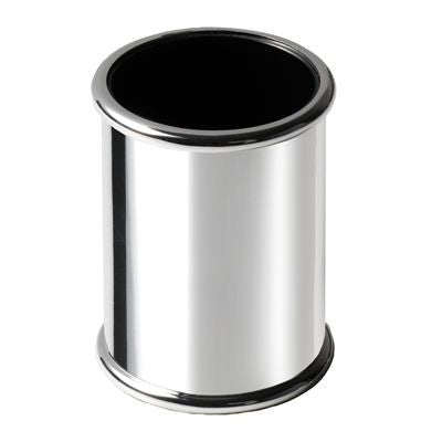 Branded Promotional TORRE METAL PEN POT in Silver Pen Pot From Concept Incentives.