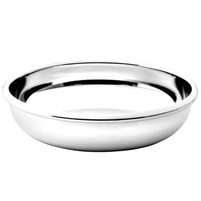 Branded Promotional METAL BOWL in Silver Bowl From Concept Incentives.