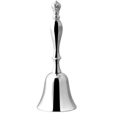 Branded Promotional METAL BELL in Silver Bell From Concept Incentives.