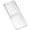 Branded Promotional LARGE RECTANGULAR METAL BOOKMARK in Silver Bookmark From Concept Incentives.