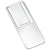 Branded Promotional LARGE RECTANGULAR METAL BOOKMARK in Silver Bookmark From Concept Incentives.