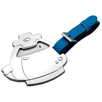 Branded Promotional METAL HELICOPTER LUGGAGE TAG in Silver Luggage Tag From Concept Incentives.