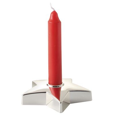 Branded Promotional STELLA METAL CANDLE HOLDER in Silver Candle Holder From Concept Incentives.