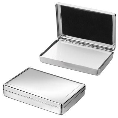 Branded Promotional METAL CLASSIC MEMO HOLDER in Silver Memo Holder From Concept Incentives.