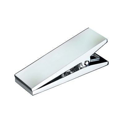 Branded Promotional ELEGANCE METAL MEMO HOLDER CLIP in Silver Memo Holder From Concept Incentives.