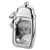 Branded Promotional BABY BOTTLE METAL PHOTO FRAME in Silver Photo Frame From Concept Incentives.