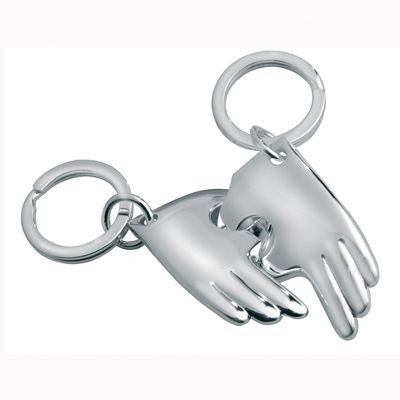 Branded Promotional OK METAL KEYRING in Silver Keyring From Concept Incentives.