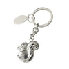 Branded Promotional SQUIRREL METAL KEYRING in Silver Keyring From Concept Incentives.