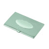 Branded Promotional OVAL POCKET BUSINESS CARD HOLDER in Matt Silver Business Card Holder From Concept Incentives.