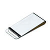 Branded Promotional ELEGANCE METAL MONEY CLIP in Silver Money Clip From Concept Incentives.