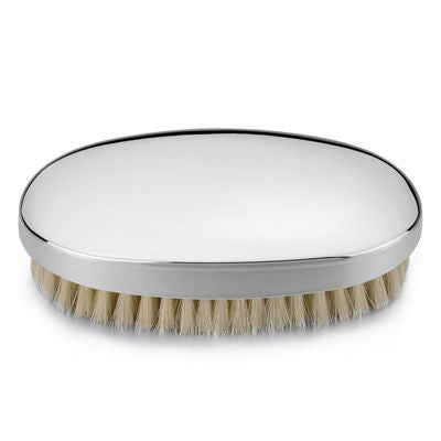 Branded Promotional METAL BRUSH in Silver Clothes Cleaner From Concept Incentives.