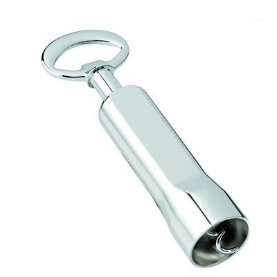 Branded Promotional BACCHUS METAL CORKSCREW BOTTLE OPENER in Silver Bottle Opener From Concept Incentives.