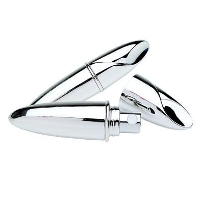 Branded Promotional PETAL LADIES METAL PERFUME ATOMIZER in Silver Atomiser From Concept Incentives.