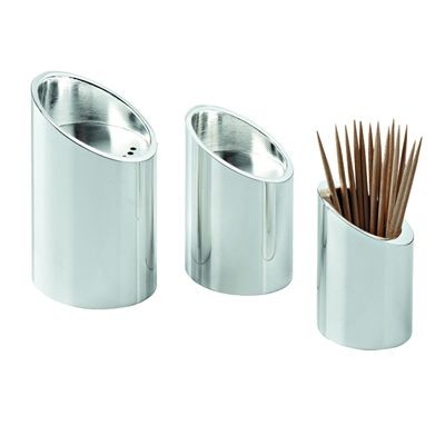 Branded Promotional 3 IN 1 CRUET SET in Silver Cruet Set From Concept Incentives.