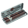 Branded Promotional TRIPLE METAL CIGAR CASE in Silver Cigar Case From Concept Incentives.