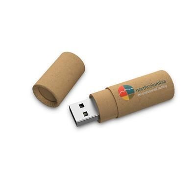 Branded Promotional PAPER TUBE USB DRIVE Memory Stick USB From Concept Incentives.