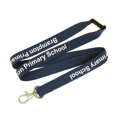 Branded Promotional EXPRESS FLAT RIBBED LANYARD Lanyard From Concept Incentives.