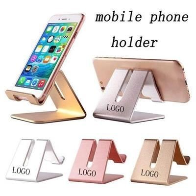 Branded Promotional ALUMINIUM METAL ALLOY MOBILE PHONE HOLDER Mobile Phone Stand From Concept Incentives.