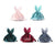 Branded Promotional RABBIT-SHAPED DRAWSTRING COSMETICS BAG Cosmetics Bag From Concept Incentives.