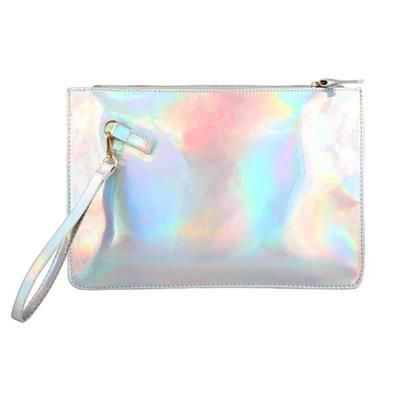 Branded Promotional LADIES HOLOGRAPHIC COSMETICS BAG Cosmetics Bag From Concept Incentives.