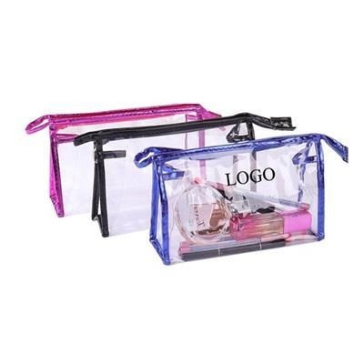 Branded Promotional CLEAR TRANSPARENT PVC COSMETICS BAG Cosmetics Bag From Concept Incentives.