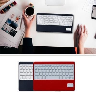 Branded Promotional PU LEATHER CORDLESS KEYBOARD Computer Keyboard From Concept Incentives.