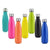 Branded Promotional DOUBLE VACUUM STAINLESS STEEL METAL WATER BOTTLE Sports Drink Bottle From Concept Incentives.