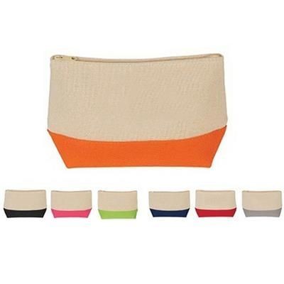 Branded Promotional COSMETICS CANVAS BAG Cosmetics Bag From Concept Incentives.