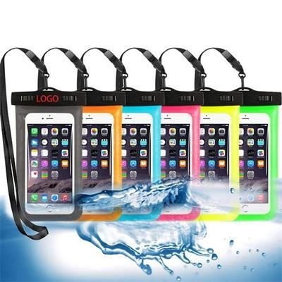 Branded Promotional PVC WATERPROOF PHONE POUCH Mobile Phone Case From Concept Incentives.