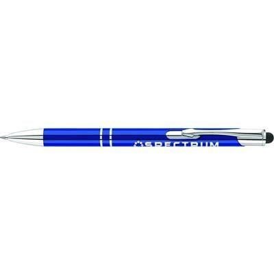 Branded Promotional ELECTRA-I BALL PEN in Blue Pen From Concept Incentives.