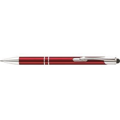 Branded Promotional ELECTRA-I BALL PEN in Red Pen From Concept Incentives.