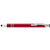 Branded Promotional ELECTRA TOUCH BALL PEN in Red with Silver Chrome Trim Pen From Concept Incentives.