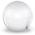 Branded Promotional BALL PAPERWEIGHT with Cut Pattern in White Glass Paperweight From Concept Incentives.