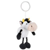 Branded Promotional COW SOFT TOY PLUSH KEYRING Keyring From Concept Incentives.