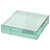 Branded Promotional SQUARE GREEN GLASS PAPERWEIGHT Paperweight From Concept Incentives.