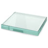 Branded Promotional RECTANGULAR GREEN GLASS PAPERWEIGHT Paperweight From Concept Incentives.