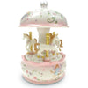 Branded Promotional MUSICAL CAROUSEL in Pink Music Box From Concept Incentives.
