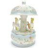 Branded Promotional MUSICAL CAROUSEL in Blue Music Box From Concept Incentives.