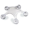 Branded Promotional MASSAGER STAR in Clear Transparent Plastic Massager From Concept Incentives.