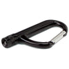 Branded Promotional CARABINER LED TORCH in Black Torch From Concept Incentives.