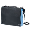 Branded Promotional BRIEFCASE BUSINESS BAG in Black & Blue Bag From Concept Incentives.