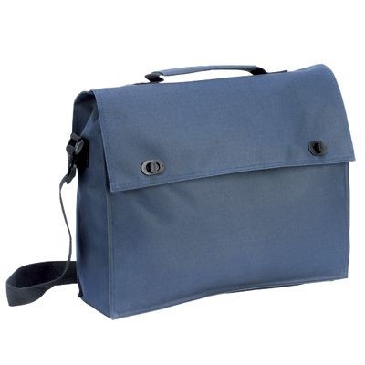 Branded Promotional BRIEFCASE BUSINESS BAG in Blue Bag From Concept Incentives.