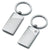 Branded Promotional METAL KEYRING in Silver with Diamante Stone Keyring From Concept Incentives.