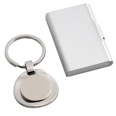 Branded Promotional CHROMED METAL KEYRING Keyring From Concept Incentives.