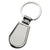 Branded Promotional BIG U SILVER METAL KEYRING Keyring From Concept Incentives.