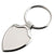 Branded Promotional SHIELD SHAPE METAL KEYRING in Silver with Detachable Plate Keyring From Concept Incentives.